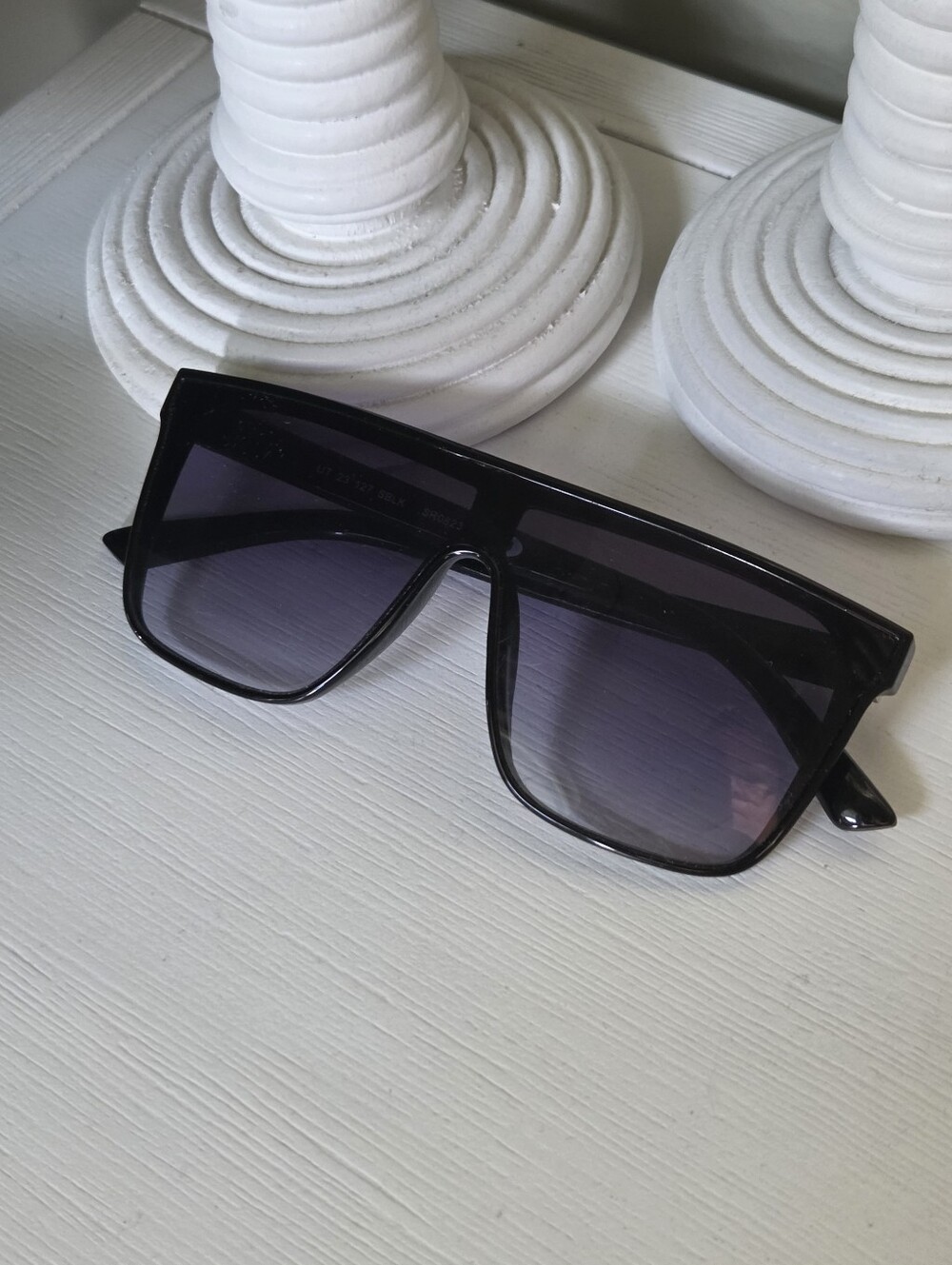 Black Oversized Square Sunglasses - Unbranded